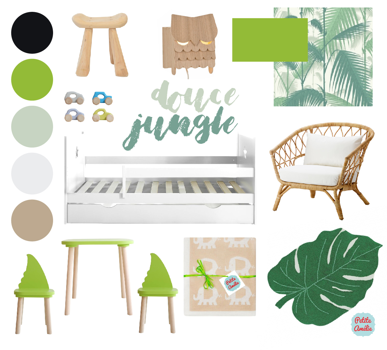 Ambiance jungle pour ma chambre d'enfant