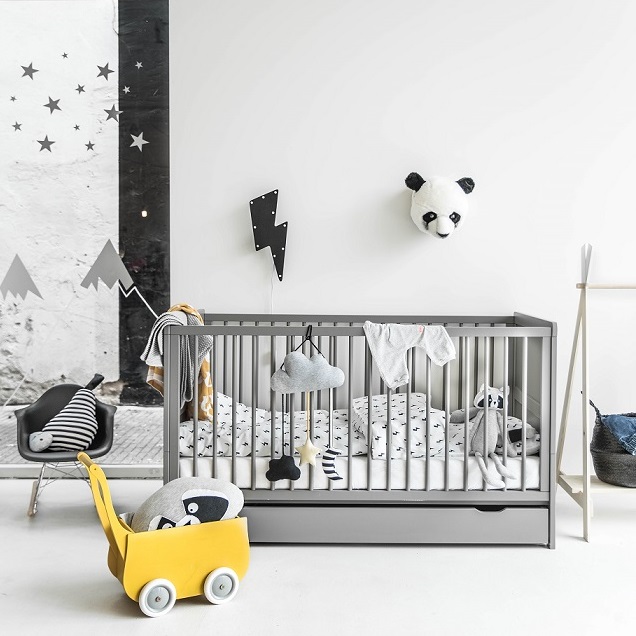 Du noir et blanc pour ma chambre d'enfant !