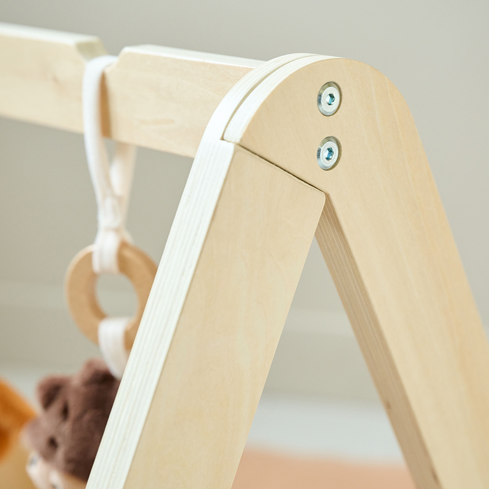 Portique D'éveil Bébé «forêt» | Incl. Accessoires | Naturel (Petite Amélie) - Image 9