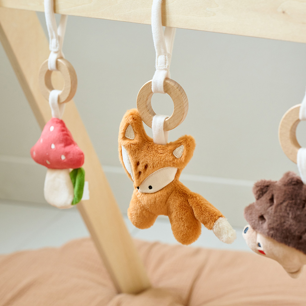 Portique D'éveil Bébé «forêt» | Incl. Accessoires | Naturel (Petite Amélie) - Image 7