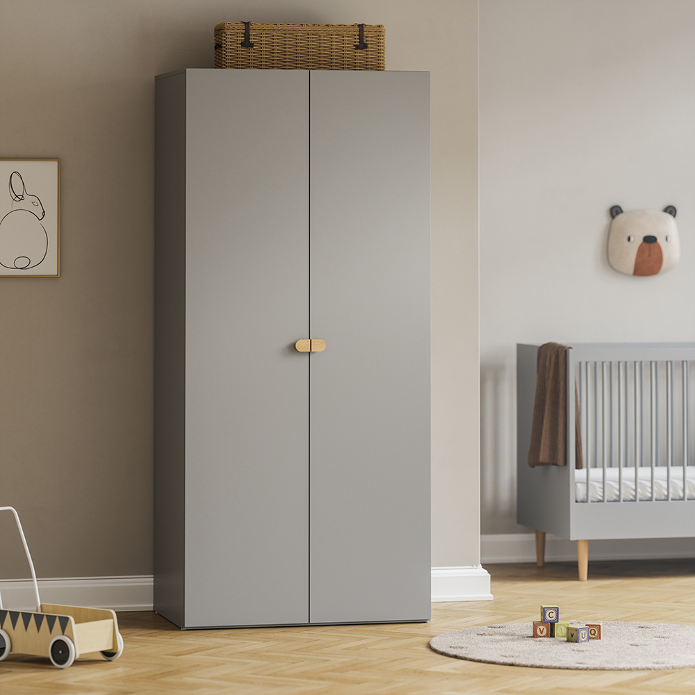 Armoire enfant «ÉTOILE» | grise