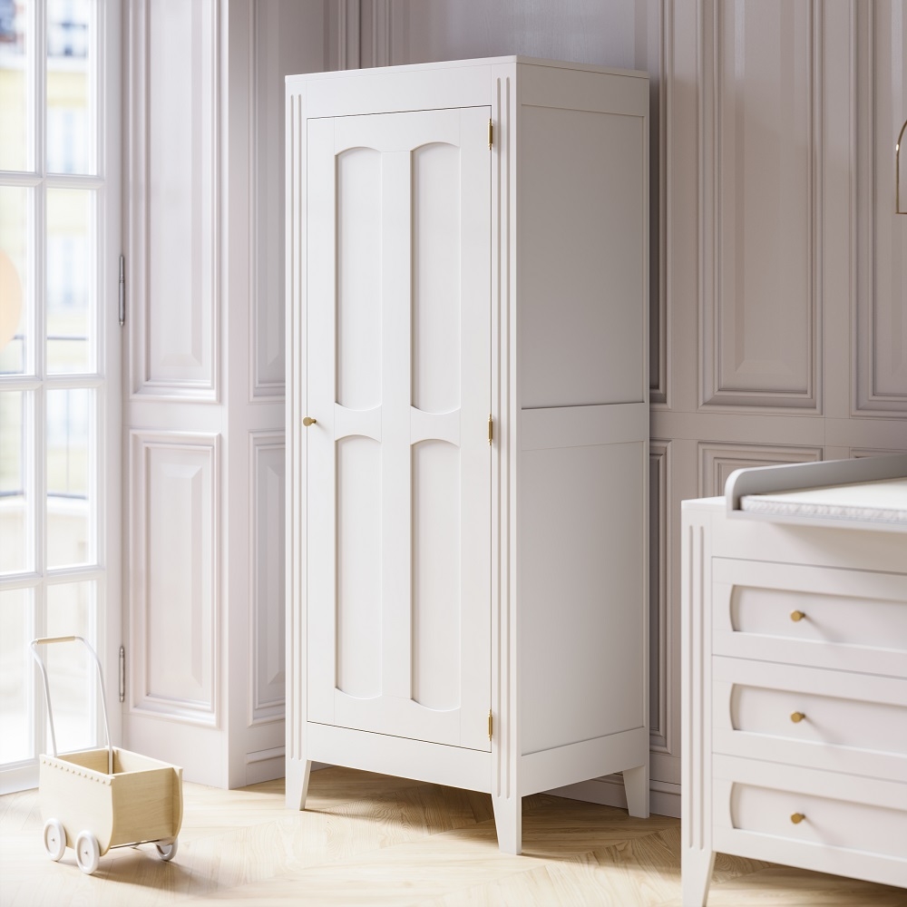 Armoire 1 porte blanche Milenne Vox