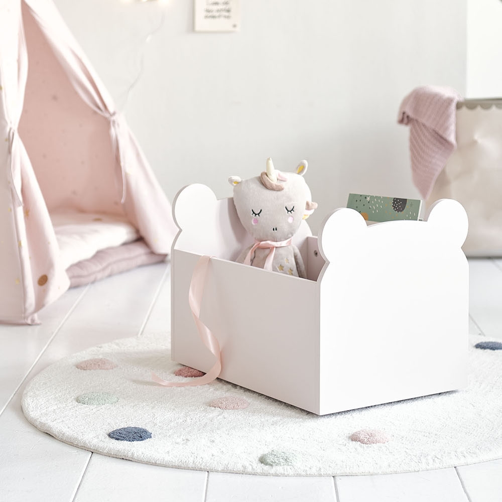 Boite et panier de rangement enfant - Coffre en bois & Sac - vertbaudet