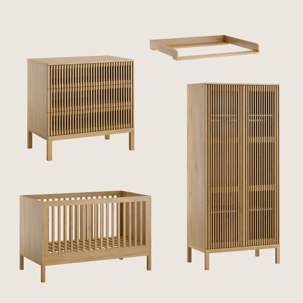 Petite Amélie Commode Japandi | Chêne naturel | Style scandinave épuré | Commode enfant robuste en bois | Design moderne et intemporel (Petite Amélie) - Image 12