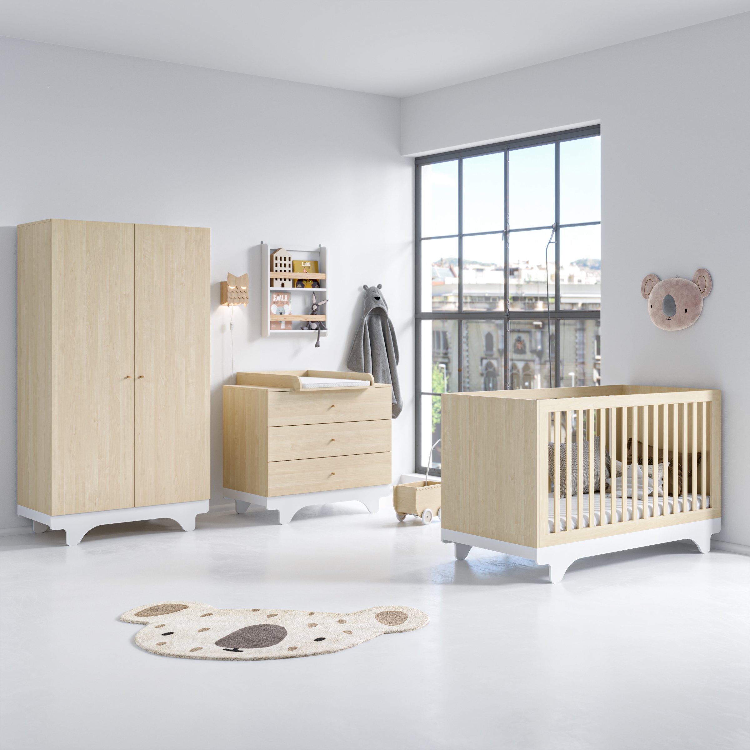 Dinette en Bois Bébé • Qualité Premium • Maison du Bois