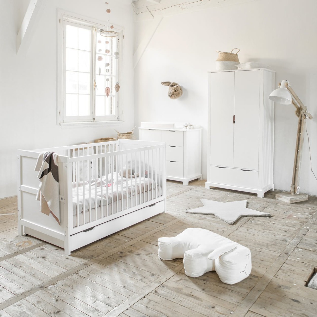 Chambre bébé avec lit évolutif Alba