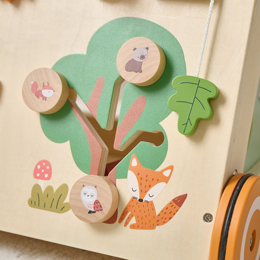 Chariot De Marche Bébé Multi-activités - Trotteur Bois «forêt» | Multicouleur (Petite Amélie) - Image 7