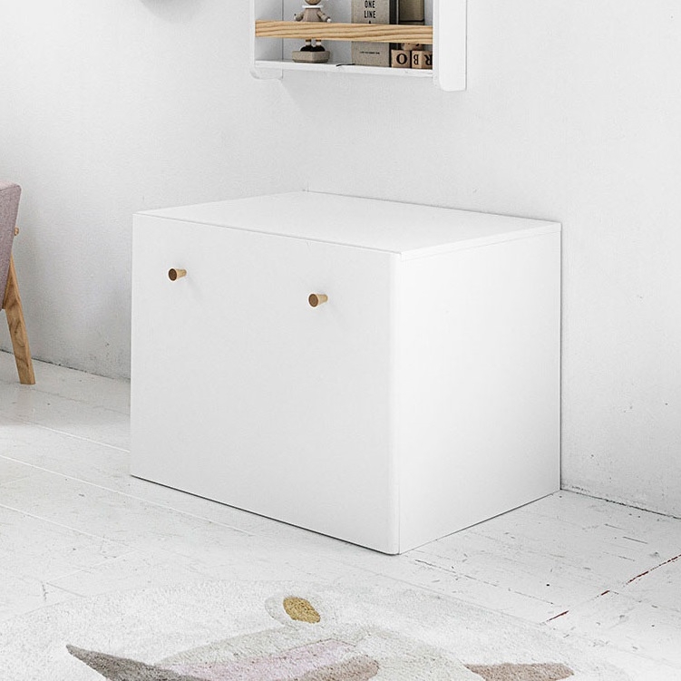 Coffre à jouets blanc  bureau enfant Petite Amélie