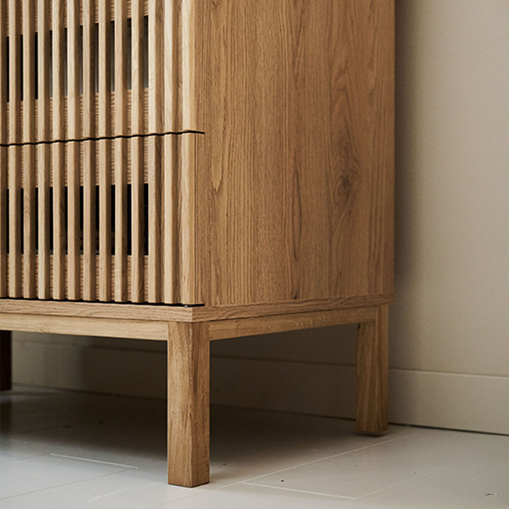 Petite Amélie Commode Japandi | Chêne naturel | Style scandinave épuré | Commode enfant robuste en bois | Design moderne et intemporel (Petite Amélie) - Image 7