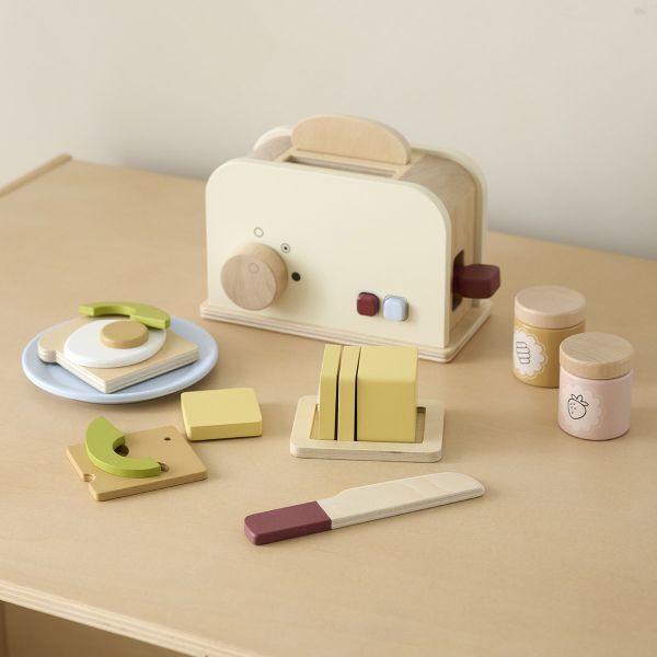 Grille pain en bois «Noisette» | 13 pièces