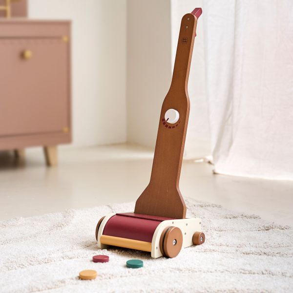 Jouet aspirateur «Noyer» | 8 aimants incl.
