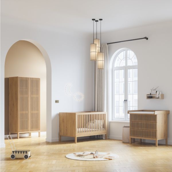 CHAMBRE BÉBÉ ÉVOLUTIVE «JAPANDI» | 3 ÉLÉMENTS