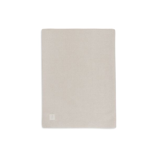 Jollein - Couverture Lit Bébé 100x150cm Basic Knit - Oatmeal