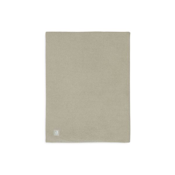 Jollein - Couverture Lit de Bébé 100x150cm Basic knit - Olive Green