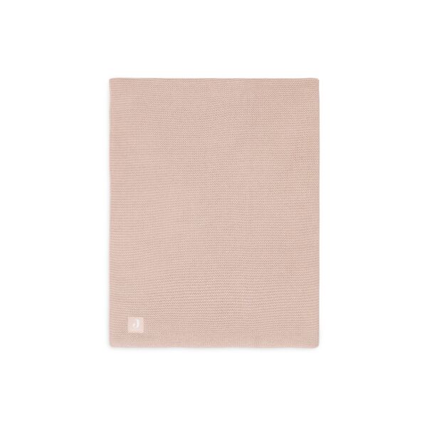 Jollein - Couverture Lit de Bébé 100x150cm Basic knit - Wild Rose