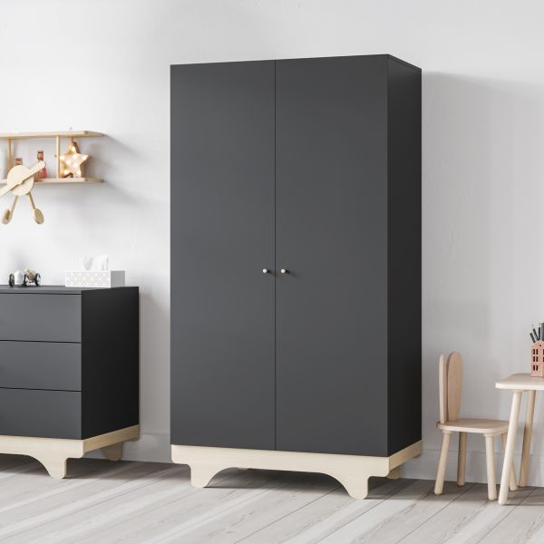 armoire enfant grise noire playwood Petite Amélie