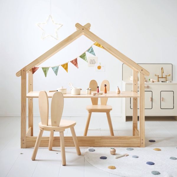 Bureau cabane Maison en bois naturel par Petite Amélie