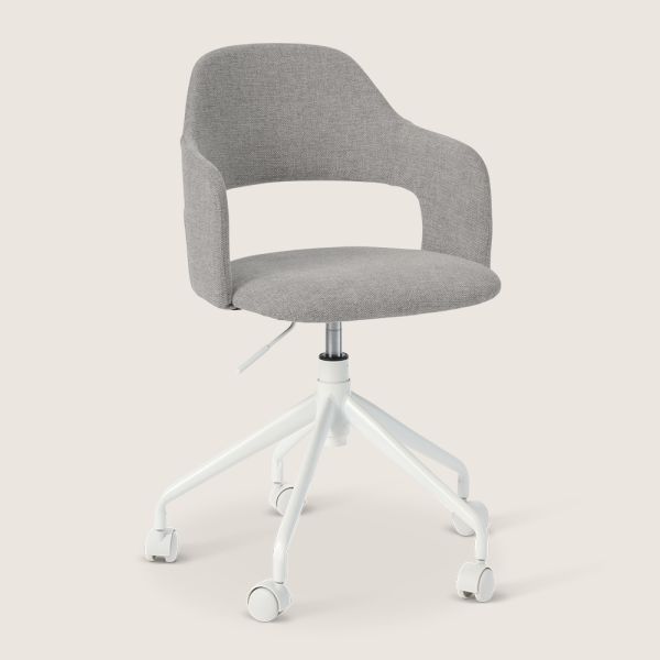 Chaise de bureau enfant grise de la collection Cerise par Petite Amélie