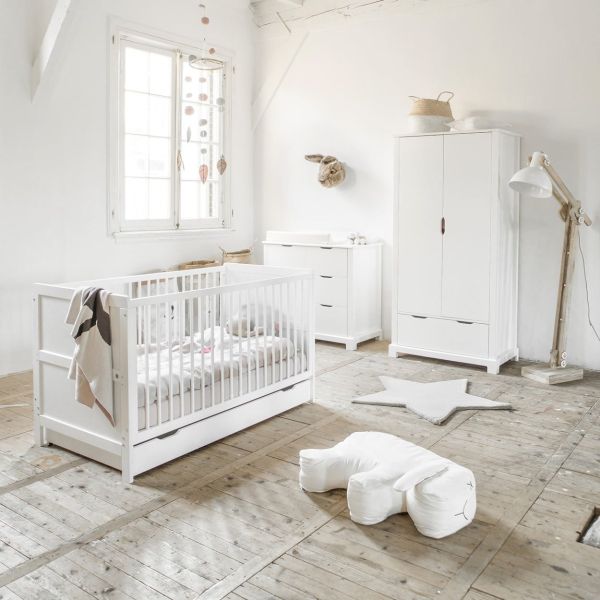 Mini Chambre Bébé Taloa Évolutive en Bois Massif