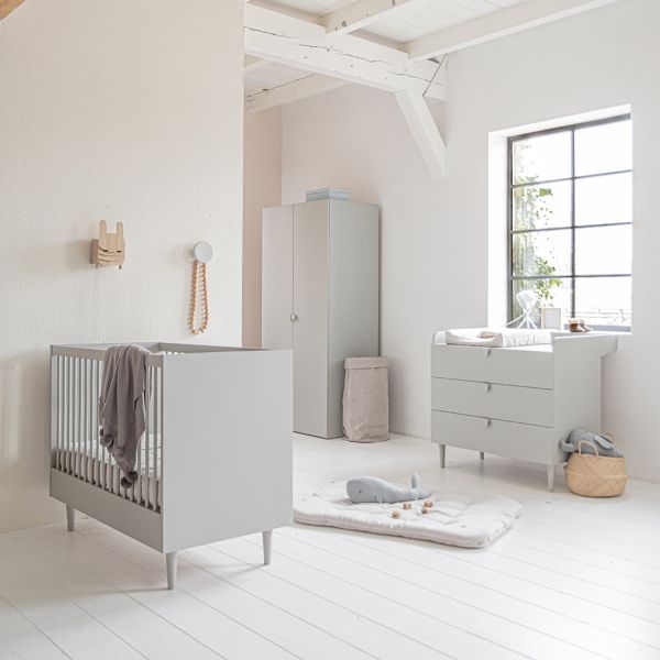 chambre complete bebe etoile gris clair petite am lie