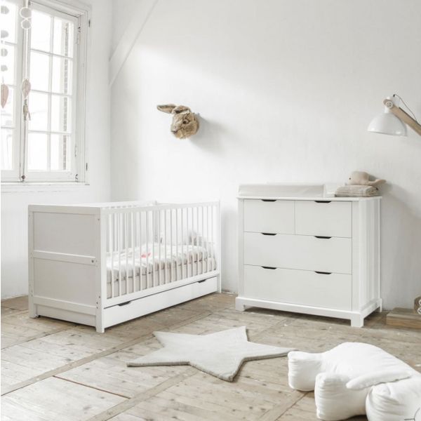 Mini Chambre Bébé Taloa Évolutive en Bois Massif