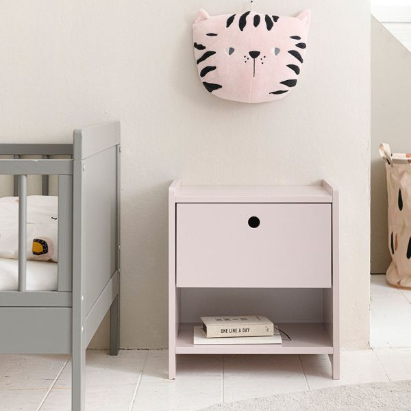 chevet enfant bois rose chambre enfant plume Petite Amélie