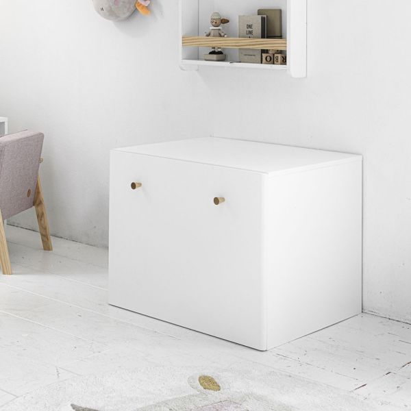 Coffre à jouet blanc "Brise"