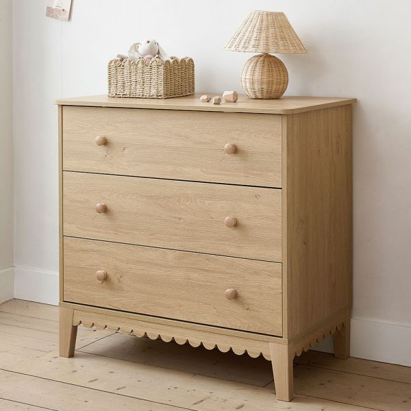 Commode 3 tiroirs marron pour chambre enfant par Petite Amélie