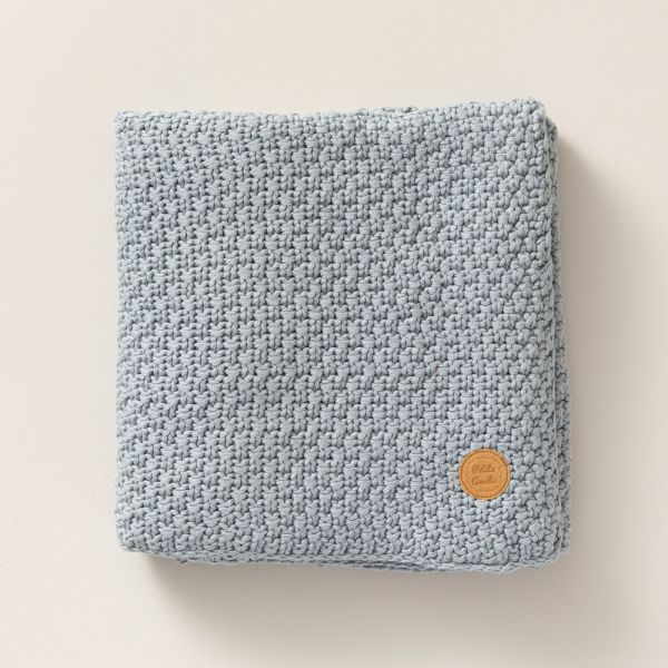 coton bio couverture enfant gris 100x150 Petite Amélie