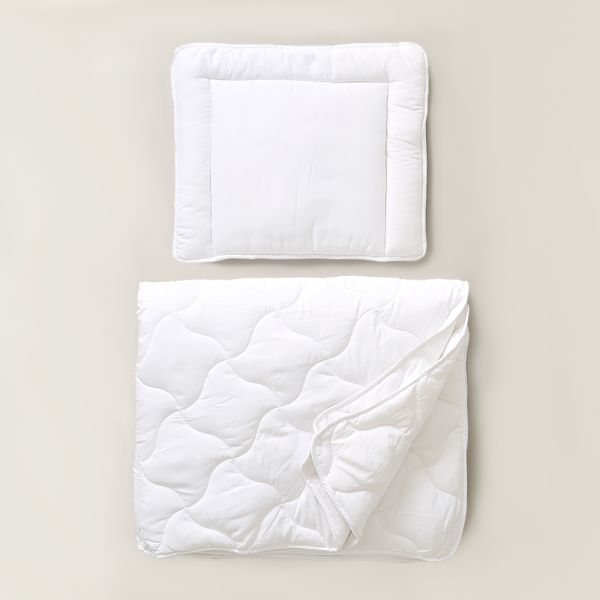 ENSEMBLE COUETTE SIMPLE 4 SAISONS ET SON OREILLER | ANTI-ALLERGIQUE | 140 X 200 CM