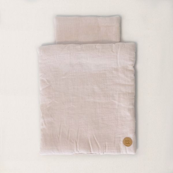 couverture poupon rose clair Petite Amélie