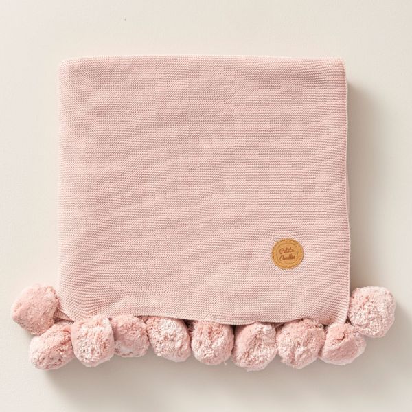 Couverture Bébé Bio Rose Made in France - Carotte and Cie - Prairymood