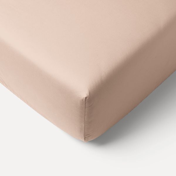 DRAP-HOUSSE EN JERSEY DE COTON BIOLOGIQUE 70/80 X 140 CM | ROSE POUDRÉ
