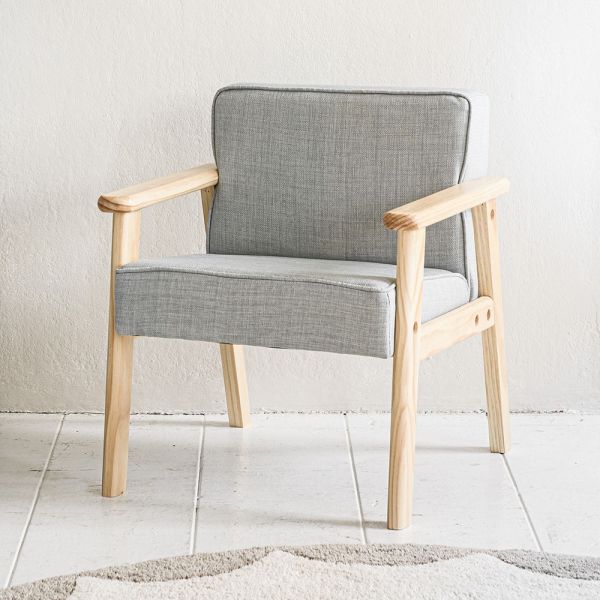 fauteuil enfant bleu bois Petite Amélie