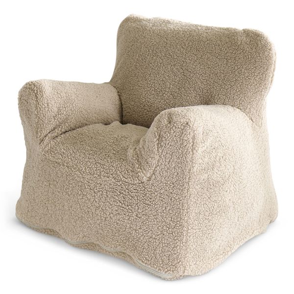 fauteuil mousse enfant beige boucle Petite Amélie