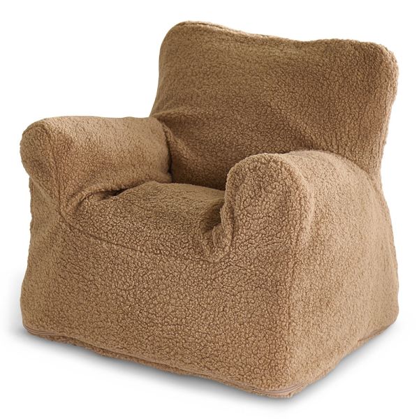 fauteuil mousse enfant camel boucle Petite Amélie 1