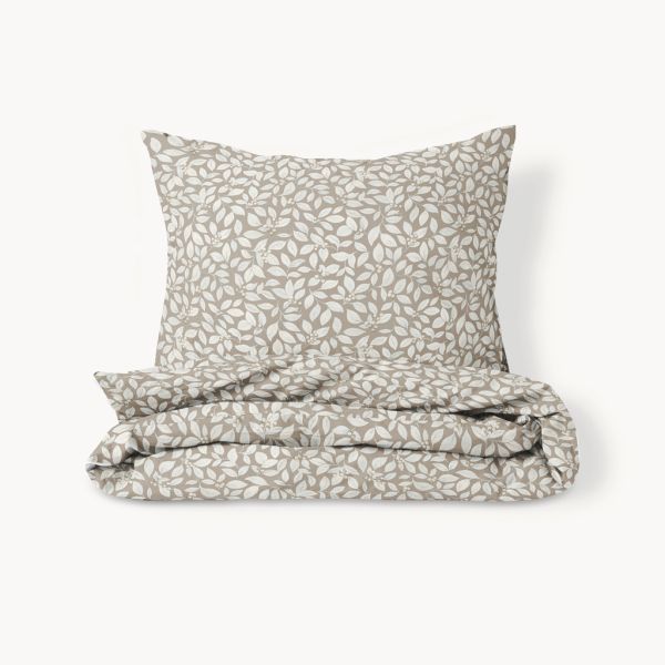 housse de couette enfant nature sorbier taupe Petite Amélie