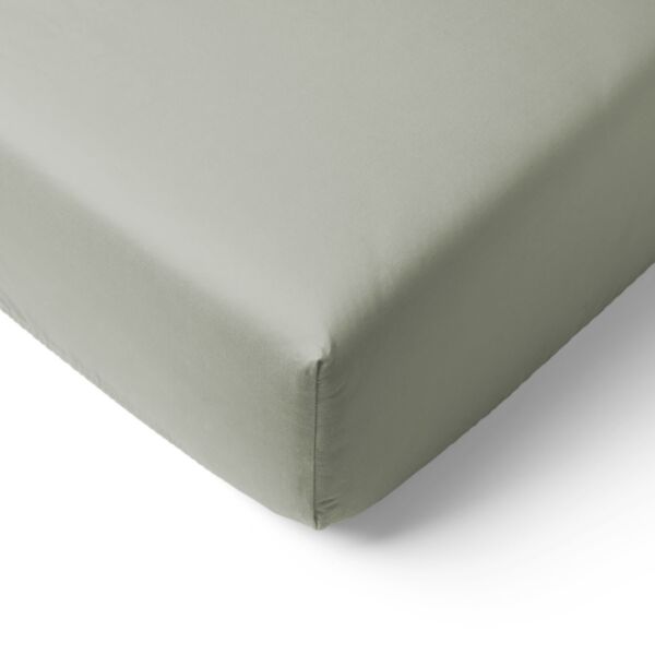 DRAP-HOUSSE EN JERSEY DE COTON BIOLOGIQUE 70/80 X 160 CM | VERT OLIVE