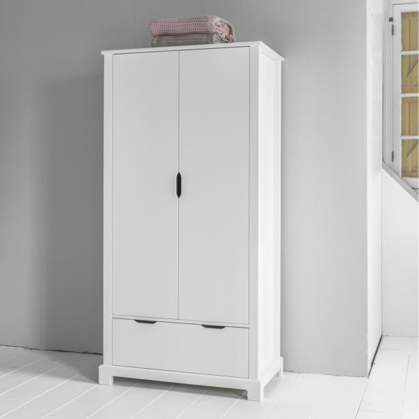 Armoire enfant blanche "Nuit" par Petite Amélie