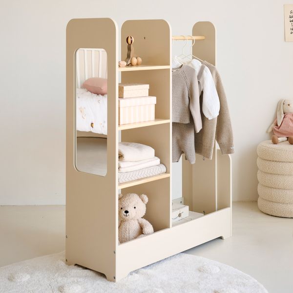 Penderie Montessori «Lune» | Beige