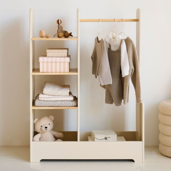 Penderie Montessori «Lune» | Beige