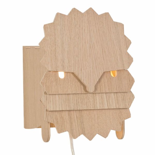 Lampe pour chambre enfant en bois «Mr. Hérisson» Petite Amélie