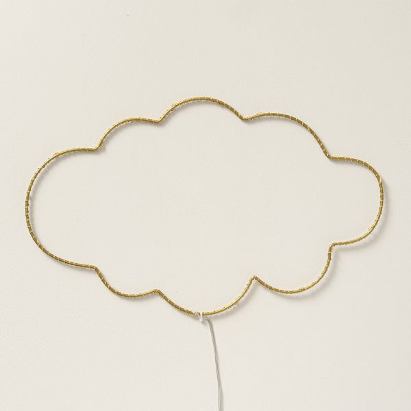 lampe murale nuage enfant doree Petite Amélie