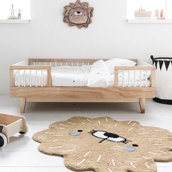 Lit enfant 2 ans et matelas Plume Gris