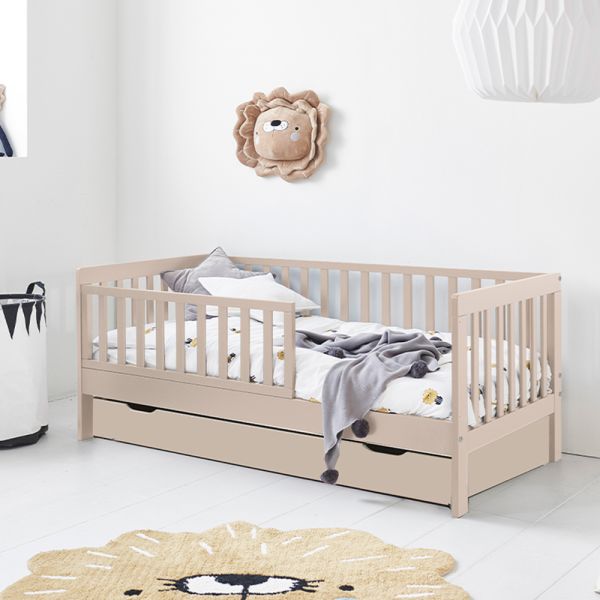 Lit enfant en bois et avoine 70x140 cm par Petite Amélie