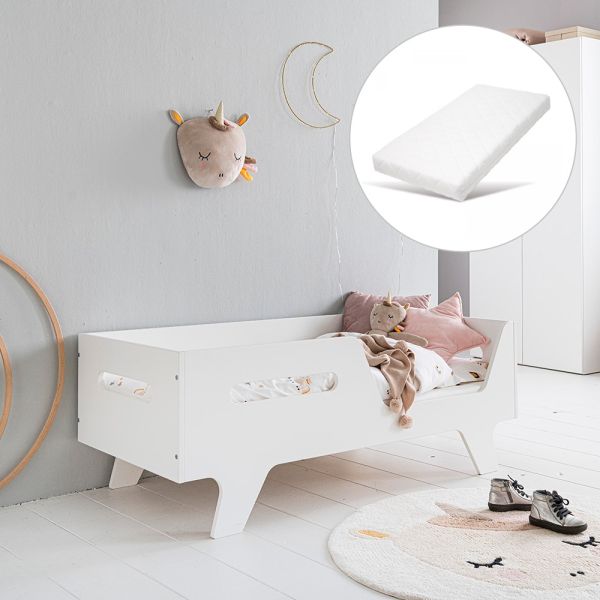 lit enfant avec matelas 70x140 colombe Petite Amélie