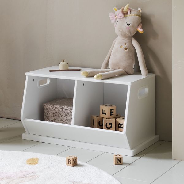 Rangement jouet en MDF et blanc par Petite Amélie