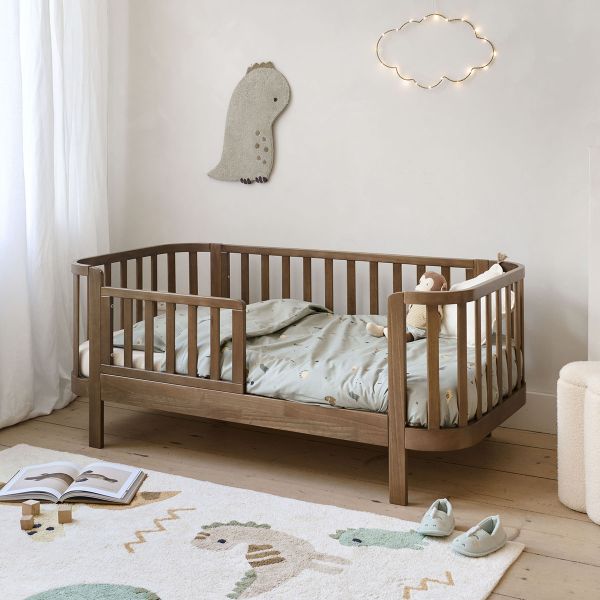 Lit enfant ovale «Cocoon» | 70 x 140 cm | Cocoa