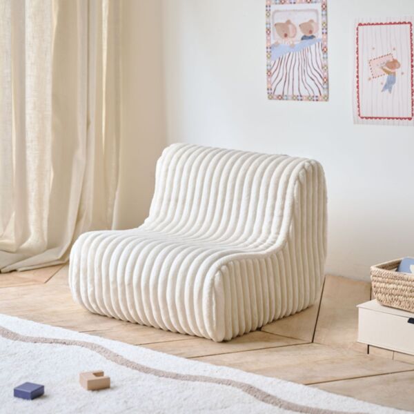 Fauteuil enfant «Leandre» | Blanc cassé