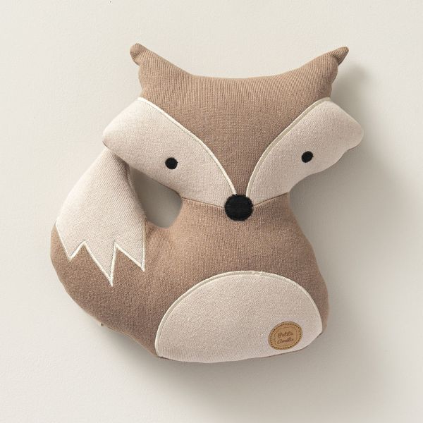 renard doudou peluche coton beige marron Petite Amélie